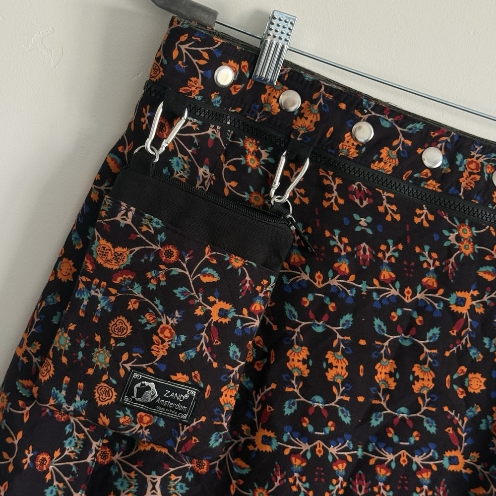 Zand Amsterdam Reversible Skirt OS Floral Boho Cabin Whimsical Scandi Indie GORP - Picture 2 of 8